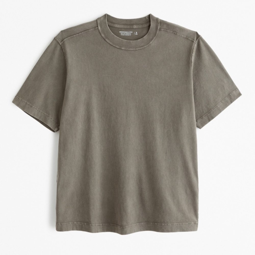 Abercrombie Vintage-Inspired Green Tee XL